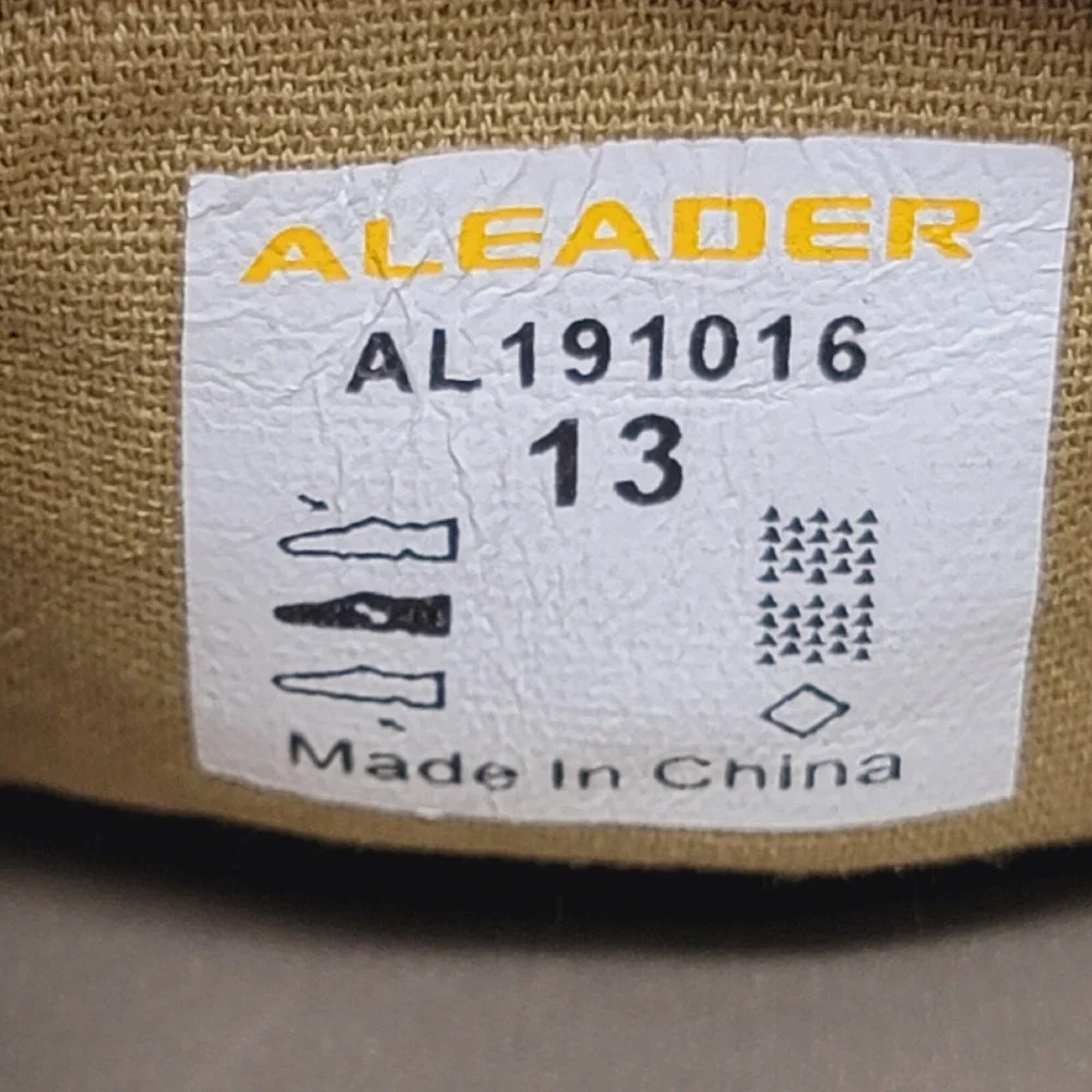 ALEADER Men's Loafers Sz 13 M Khaki Canvas Slip On Shoes Casual